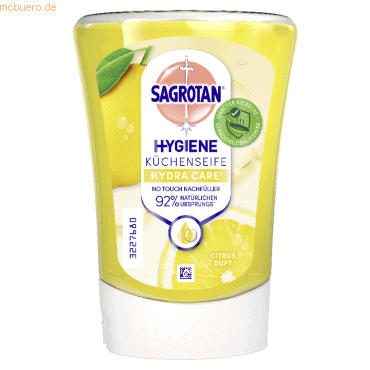 Sagrotan Flüssigseife No-Touch Citrus 3227014 250ml Sagrotan Flüssigseife No-Touch Citrus 3227014 250ml von Sagrotan