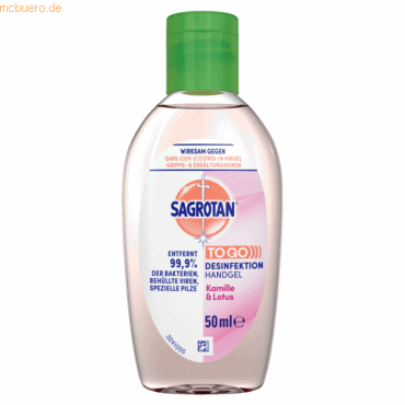 Sagrotan Hand-Desinfektionsgel 3204790 50ml von Sagrotan