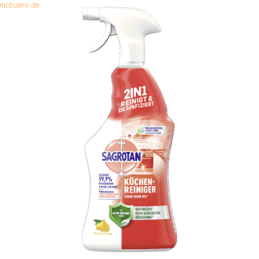 Sagrotan Küchenreiniger Spritzige Zitrone 3129277 750ml Sagrotan Küchenreiniger Spritzige Zitrone 3129277 750ml von Sagrotan