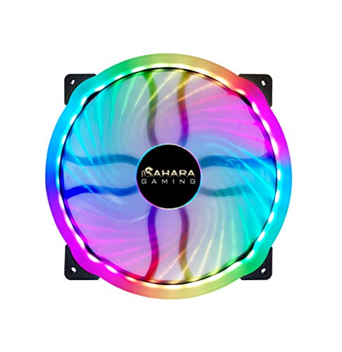 SaharaGaming 20cm (20X20X3 cm) Tornado ARGB Fan. Compatible with Sahara RGB or SYNC Fan hub only (6 pin). 55 Setting von SaharaGaming