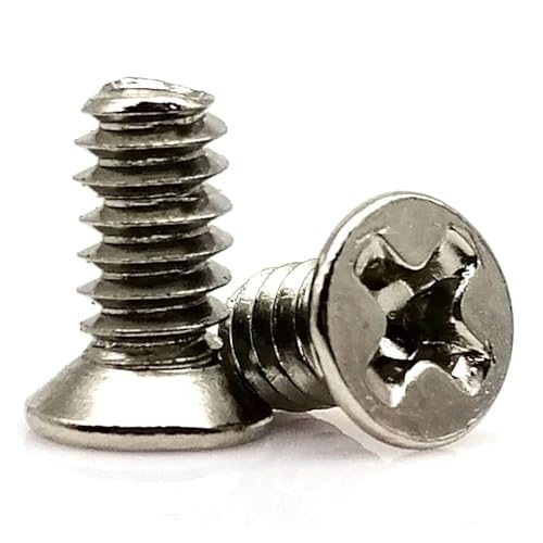 25 stücke 6#-32 M3 Computergehäuse 2,5 "3,5" zoll Festplatte Disk Grafikkarte Swap Server Tray Mount Fix Reparatur Schraube(Silver,6-32x8mm) von Saharuse