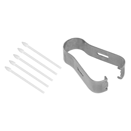 5 Stück Stylus-Spitzen, Präzise, ​​empfindlich, Kratzfrei, Tragbare Ersatz-Touch-Stylus-Spitzen (Weiß) von Sahgsa