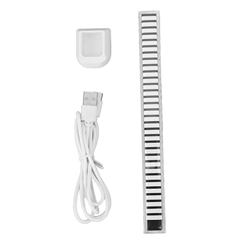 Rhythmus-Lichtleiste, Hochempfindliches Tonabnehmer-Mikrofon, USB-betrieben, RGB, Sprachaktivierte Musiklampe für Gaming-Autos von Sahgsa
