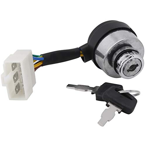 Zündschalter mit Schlüssel für 2,5–6,5 KW Gasgenerator 188F Anlasser, 6-Draht-Zündschlosszylinder mit Schlüssel Zündschalter mit Schlüssel für 2,5–6,5 KW Gasgenerator 188F Anlasser, 6-Draht-Zündschlosszylinder mit Schlüssel von Sahgsa