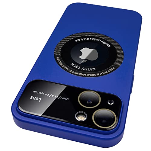 Saiboro Ultra Dünn Kompatibel mit Handyhülle iPhone 13 Hülle mit Magsafe, Handy Hülle iPhone 13 Case Kameraschutz Kratzfest Hülle iPhone 13 Schutzhülle (Navy Blau) von Saiboro