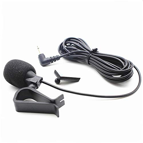 Saidbuds 2,5 mm externes Mikrofon mit 3 m Montagekabel Mic für Auto- und Fahrzeughaupteinheit mit Bluetooth-fähigem Stereo, Radio, GPS und DVD von Saidbuds