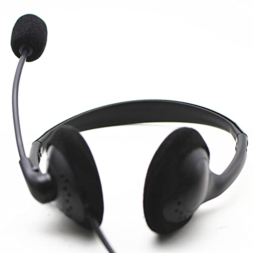 Saidbuds Bulk Stereo Schule Kopfhörer mit Boom Mikrofon Großhandel auf Ohr Kopfhörer mit Mikrofon für Kinder Online-Lernen, Klassenzimmer Bibliothek (25 Pack) von Saidbuds