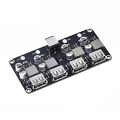 Saiketsu QC3.0 QC2.0 USB Schnell Laden Platine 4XUSB Anschluss DC-DC DC12V-30V zu DC 3-12V Laden Schaltung Modul von Saiketsu