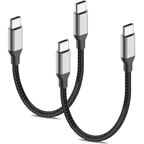 20cm USB C auf USB C Kabel für iPhone 16/15 Pro/Max/Plus, 2 Stück 60W Ladekabel USBC auf USBC Kurz für Samsung Galaxy S24/S23 Ultra, Schnellladekabel USB-C 0,2 M von Sailift