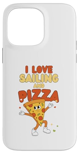 Segeldesign, Ich liebe Segeln und Pizza Hülle für iPhone 14 Pro Max Segeldesign, Ich liebe Segeln und Pizza Hülle für iPhone 14 Pro Max von Sailing Stuff