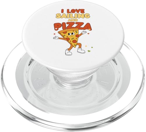 Segeldesign, Ich liebe Segeln und Pizza PopSockets PopGrip für MagSafe Segeldesign, Ich liebe Segeln und Pizza PopSockets PopGrip für MagSafe von Sailing Stuff