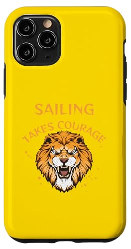 Segeln Design, Segeln nimmt Mut, Löwe Hülle für iPhone 11 Pro Segeln Design, Segeln nimmt Mut, Löwe Hülle für iPhone 11 Pro von Sailing Stuff