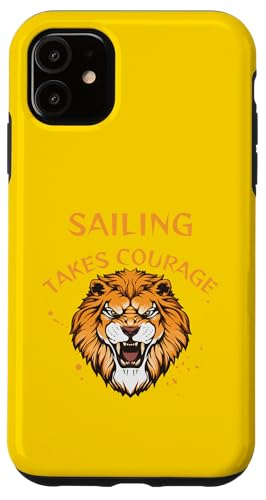 Segeln Design, Segeln nimmt Mut, Löwe Hülle für iPhone 11 von Sailing Stuff