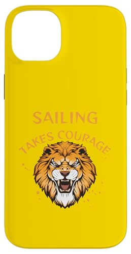 Segeln Design, Segeln nimmt Mut, Löwe Hülle für iPhone 14 Plus Segeln Design, Segeln nimmt Mut, Löwe Hülle für iPhone 14 Plus von Sailing Stuff