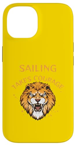 Segeln Design, Segeln nimmt Mut, Löwe Hülle für iPhone 14 Segeln Design, Segeln nimmt Mut, Löwe Hülle für iPhone 14 von Sailing Stuff