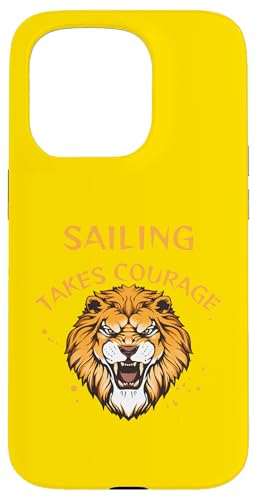 Segeln Design, Segeln nimmt Mut, Löwe Hülle für iPhone 15 Pro Segeln Design, Segeln nimmt Mut, Löwe Hülle für iPhone 15 Pro von Sailing Stuff