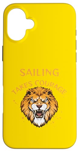 Segeln Design, Segeln nimmt Mut, Löwe Hülle für iPhone 16 Plus Segeln Design, Segeln nimmt Mut, Löwe Hülle für iPhone 16 Plus von Sailing Stuff