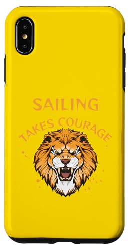Segeln Design, Segeln nimmt Mut, Löwe Hülle für iPhone XS Max Segeln Design, Segeln nimmt Mut, Löwe Hülle für iPhone XS Max von Sailing Stuff