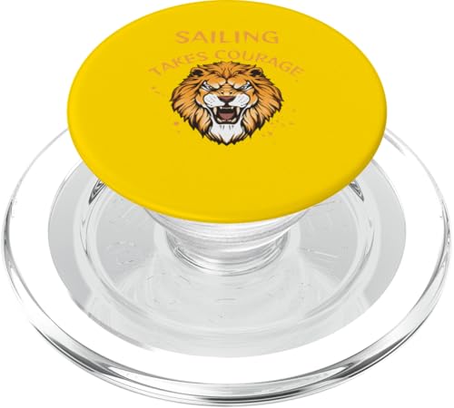 Segeln Design, Segeln nimmt Mut, Löwe PopSockets PopGrip für MagSafe Segeln Design, Segeln nimmt Mut, Löwe PopSockets PopGrip für MagSafe von Sailing Stuff