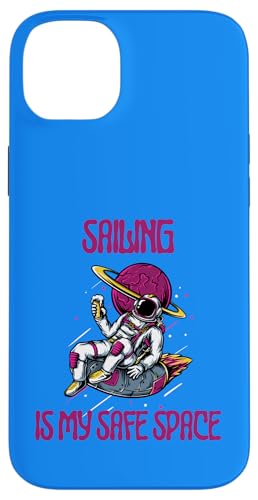 Segeln ist mein sicherer Raum, Astronaut Hülle für iPhone 14 Plus von Sailing Stuff