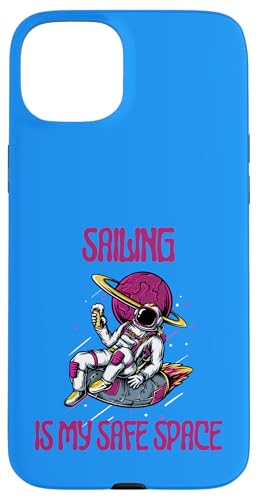 Segeln ist mein sicherer Raum, Astronaut Hülle für iPhone 15 Plus von Sailing Stuff