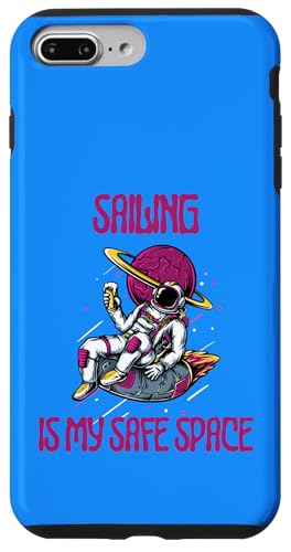 Segeln ist mein sicherer Raum, Astronaut Hülle für iPhone 7 Plus/8 Plus von Sailing Stuff