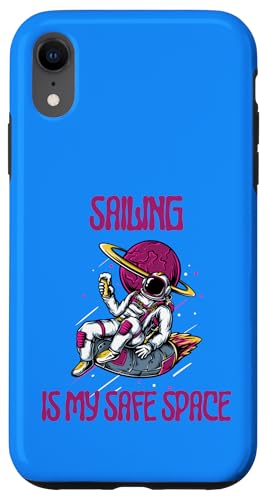 Segeln ist mein sicherer Raum, Astronaut Hülle für iPhone XR von Sailing Stuff