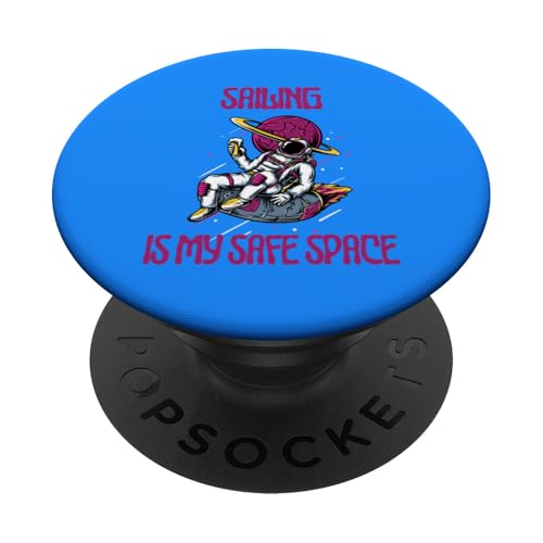 Segeln ist mein sicherer Raum, Astronaut PopSockets Klebender PopGrip Segeln ist mein sicherer Raum, Astronaut PopSockets Klebender PopGrip von Sailing Stuff