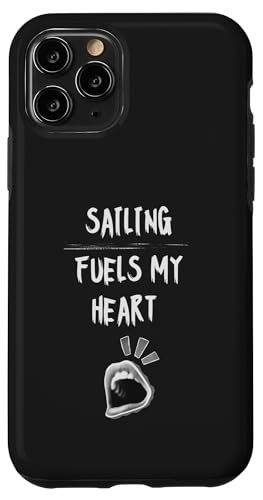 Segeln treibt mein Herz an Hülle für iPhone 11 Pro von Sailing Stuff