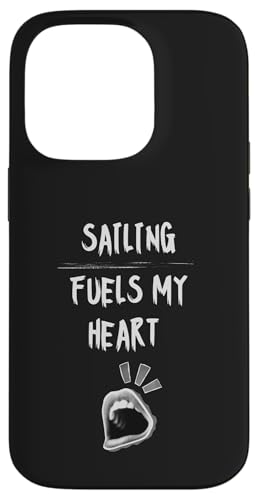Segeln treibt mein Herz an Hülle für iPhone 14 Pro von Sailing Stuff