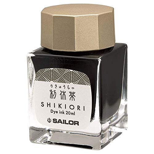 Sailor Shikiori Four Seasons Flaschentinte, 20 ml, Rikyu-Cha (Tee-Grün-Braun) von Sailor