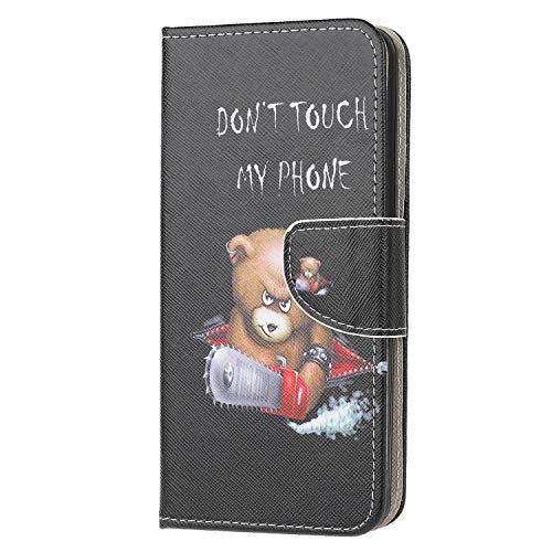 Schutzhülle für iPhone 7 iPhone 8, iPhone SE 2020, Standfunktion, PU-Leder, Brieftasche, Klapphülle mit Magnetverschluss, Kartenhalter, weiche TPU-Stoßstange, stoßfest, schlanke Passform, von Sailwy