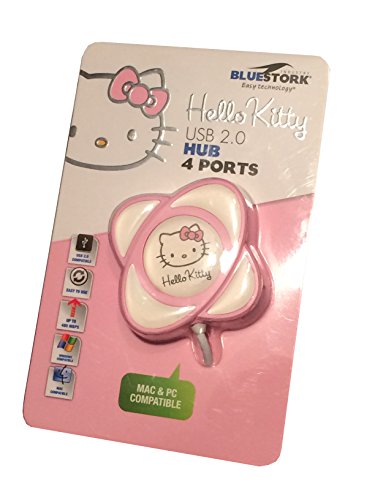 Saitek Hello Kitty USB 2.0 Hub (4-Port) pink von Saitek