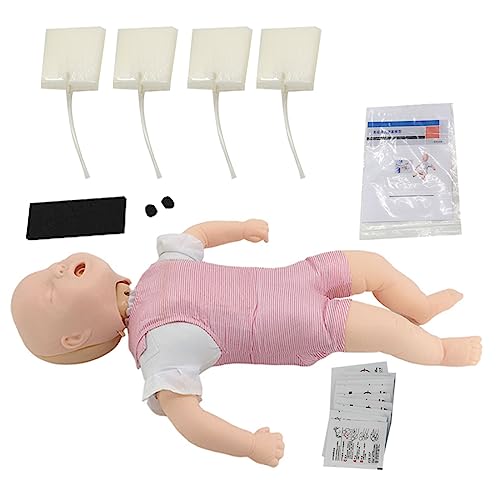 Baby Choking Prevention and CPR Simulator Infant Airway Blockage Training Manikin Set for Childcare Providers and Parent Child Choking First Aid Practice von Saiyana