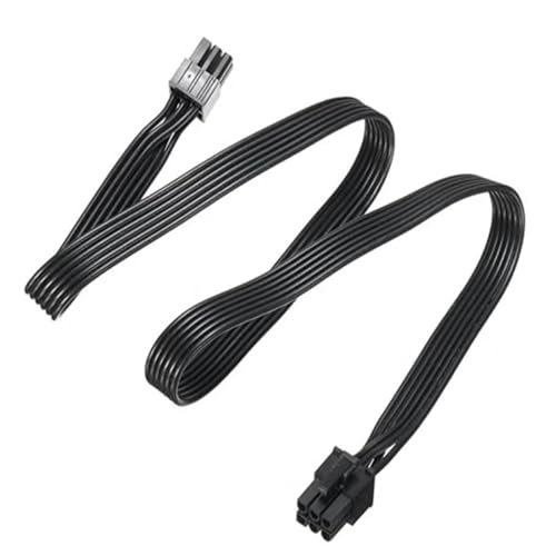 Grafikkarten-Mainboard-Netzteil, 6-poliges Modulkabel, flaches Netzkabel, 6-poliger Stecker auf Stecker, modulares Kabel, 18 AWG, Kupferdraht, Flachkabel, Netzkabel, Computer-Zubehörkabel, Grafikkarten-Mainboard-Netzteil, 6-poliges Modulkabel, flaches Netzkabel, 6-poliger Stecker auf Stecker, modulares Kabel, 18 AWG, Kupferdraht, Flachkabel, Netzkabel, Computer-Zubehörkabel, von Saiyana