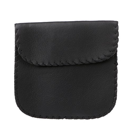 Multifunktionale Kopfhörer-Aufbewahrung, Leder, Aufbewahrungstasche, Organizer, tragbare Tasche, digitale Zubehörtasche, Coi-Ohrpolster für Kopfhörer, rund von Saiyana
