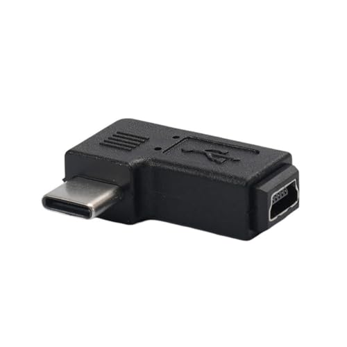 Saiyana 90-Grad 5Pin USB Female Zum Typ C Anschluss Für Männliche Stecker Und Datensynchronisierung Für Handy Laptop Digitalkamera von Saiyana