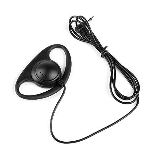 Saiyana Kopfhörer, 3,5 mm, D-Form, Hörmuschel, Headset für Zwei-Wege-Radios und Walkie-Radios von Saiyana