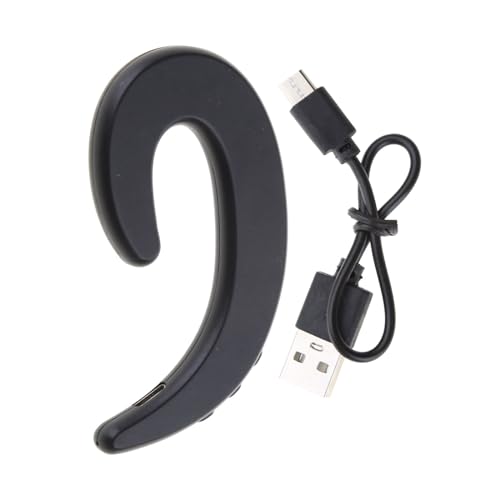 Saiyana Kopfhörer, echte Knochenleitung, BLE5.0, kabellos, Bluetooth-kompatibel, Headset, Ohrbügel, Sport-Kopfhörer zum Radfahren von Saiyana
