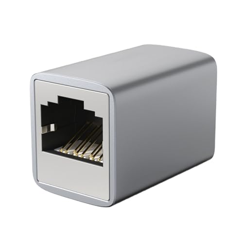 Saiyana RJ45-Koppler Ethernet Verlängerungsanschlüsse Für Heimnetzwerke Heimbüros Gigabit Geschirmter Netz Passthrough Header von Saiyana