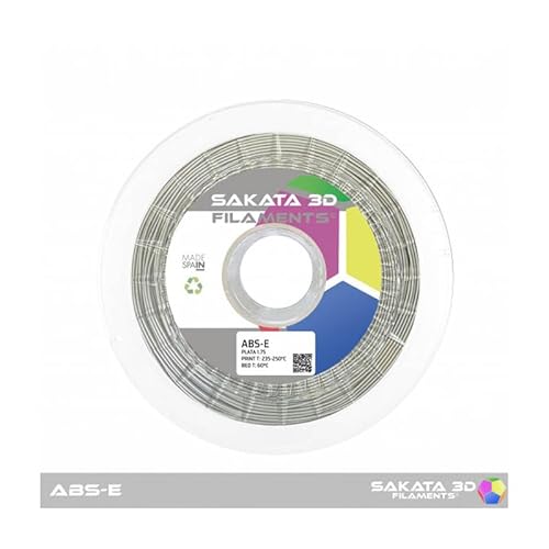Original Sakata 3D Sakata 3D Filament ABS-E 1,75 mm, 1 kg, Silber von Sakata 3D