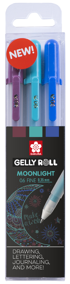 SAKURA Gel-Tintenroller Gelly Roll Moonlight 06 , Galaxy, von Sakura
