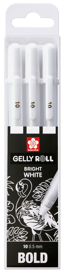 SAKURA Gel-Tintenroller Gelly Roll Real White, 0,5 mm von Sakura