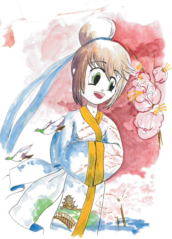 SAKURA Manga-Set Koi Coloring Brush, 6er Etui von Sakura