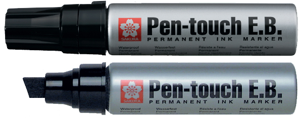 SAKURA Permanent-Marker Pen-touch Extra Breit, blau von Sakura