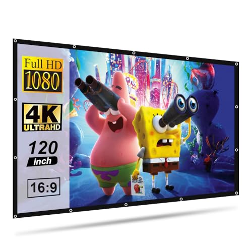 Salange Leinwand Beamer 120 Zoll,16:9 HD projektor leinwand Faltbare und tragbare,Projektor Leinwand für Camping und Heimkino,Projektionsleinwand für Beamer & Projektoren Salange Leinwand Beamer 120 Zoll,16:9 HD projektor leinwand Faltbare und tragbare,Projektor Leinwand für Camping und Heimkino,Projektionsleinwand für Beamer & Projektoren von Salange