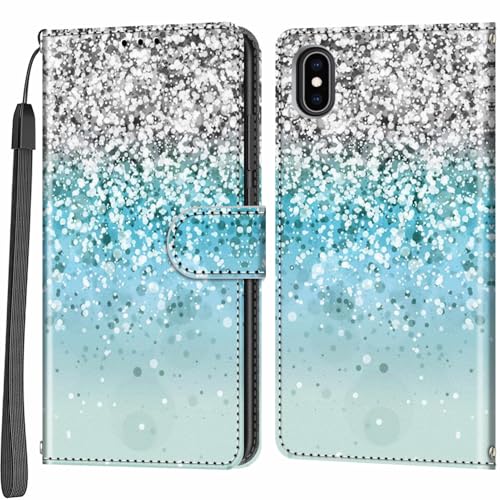 Salanheo Handyhülle für iPhone X/XS Hülle, mit Standfunktion Kartenfächern Stoßfeste Schutzhülle Klapphülle Handytasche Kompatibel iPhone X/XS Salanheo Handyhülle für iPhone X/XS Hülle, mit Standfunktion Kartenfächern Stoßfeste Schutzhülle Klapphülle Handytasche Kompatibel iPhone X/XS von Salanheo