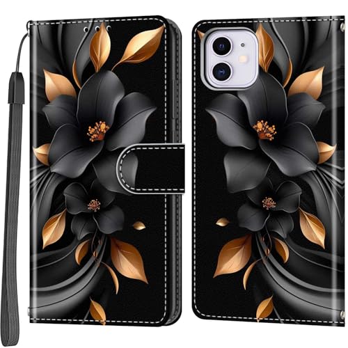 Salanheo Handyhülle für iPhone 11, Flip Klappbare mit Standfunktion und Kartenfächern, Schutzhülle Kompatibel Salanheo Handyhülle für iPhone 11, Flip Klappbare mit Standfunktion und Kartenfächern, Schutzhülle Kompatibel von Salanheo