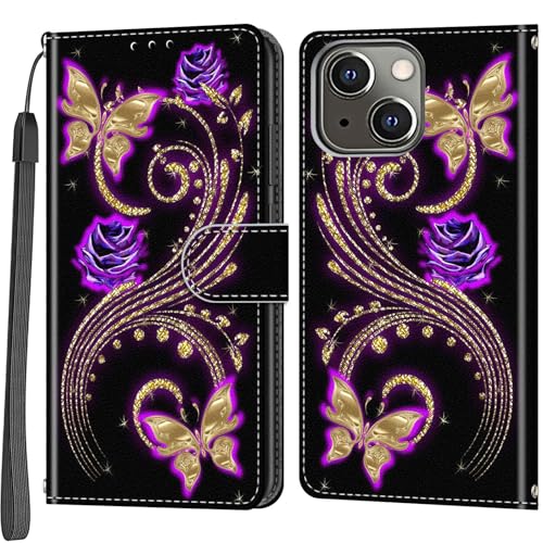 Salanheo Handyhülle für iPhone 13 / iPhone 14 Hülle, Leder Stoßfeste Schutzhülle mit Standfunktio Kartenfächern Klapphülle Hülle Kompatibel iPhone 13 / iPhone 14 Salanheo Handyhülle für iPhone 13 / iPhone 14 Hülle, Leder Stoßfeste Schutzhülle mit Standfunktio Kartenfächern Klapphülle Hülle Kompatibel iPhone 13 / iPhone 14 von Salanheo