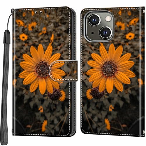Handyhülle für iPhone 13 / iPhone 14 Hülle, Leder Stoßfeste Schutzhülle mit Standfunktio Kartenfächern Klapphülle Hülle Kompatibel iPhone 13 / iPhone 14 Handyhülle für iPhone 13 / iPhone 14 Hülle, Leder Stoßfeste Schutzhülle mit Standfunktio Kartenfächern Klapphülle Hülle Kompatibel iPhone 13 / iPhone 14 von Salanheo